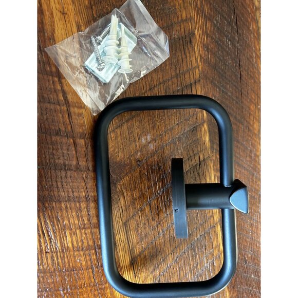 Better Home Products Dark Bronze Towel Ring With Mounting Hardware - Picture 1 of 8